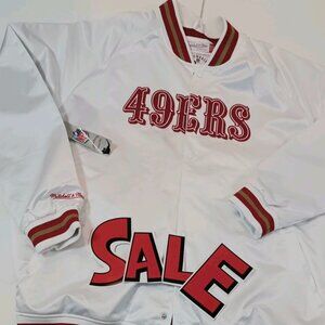 49ers rare XXXL jacket lightweight MITCHELL NESS LAST ONE! New w/Tag Retail $120